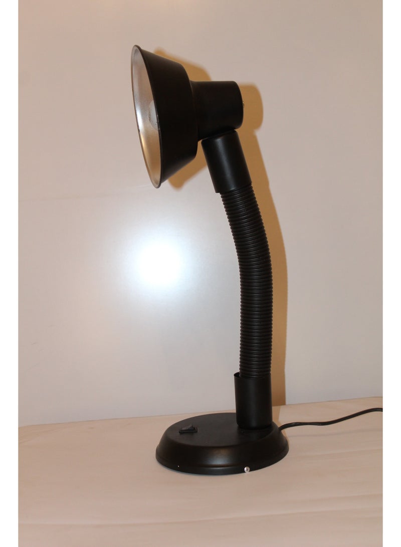 table lamp with flexible arm moves 360 degree-Black color - Image 2